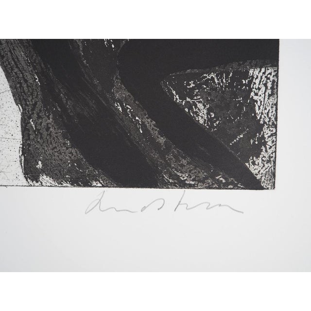 Bengt LINDSTROM (1925-2008) Reptilian character, 1988 Original aquatint engraving Signed in pencil Numbered / 50 copies On...