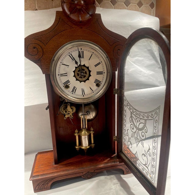 Victorian Eastlake Mantel Clock With Alarm by Gilbert Chairish