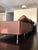 Attributed to Cassina "Toot" Sofa by Piero Lissoni – Custom Made Brown Leather For Sale In New York - Image 6 of 9
