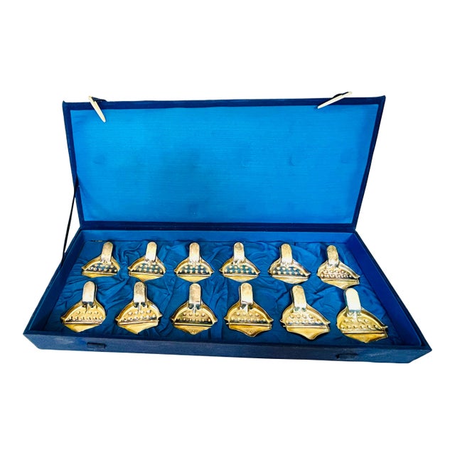 Set of 12 Lemon Squeezers in Box For Sale