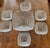 Late 20th Century Indiana Glass Diamond Point Salad Bowl Set - Set of 7 For Sale - Image 9 of 12