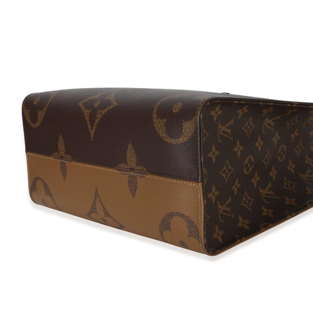 Textile Reverse Monogram Canvas Onthego MM For Sale - Image 7 of 9