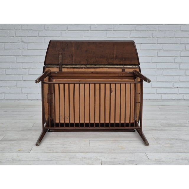 Vintage Danish Foldable Coffee Table, 1950s For Sale - Image 11 of 18