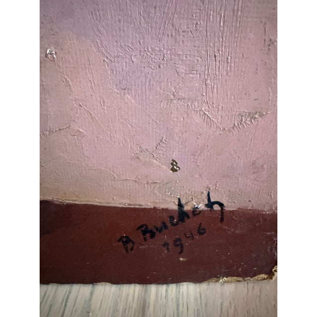 Vintage French Nude Portrait of a Woman For Sale - Image 4 of 6