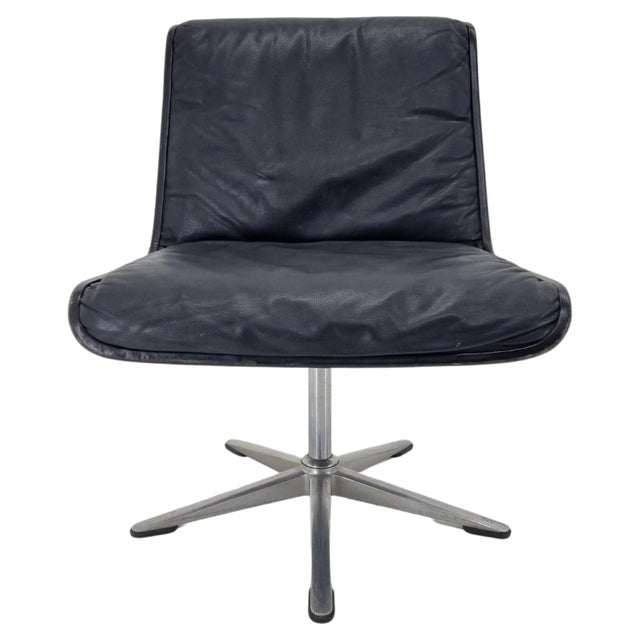 Mid-Century Leather Desk Chair by Delta Wilkhahn, 1970s For Sale - Image 13 of 13