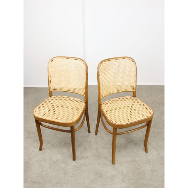 No. 811 Bentwood Chairs attributed to Michael Thonet, Set of 2 For Sale - Image 10 of 18