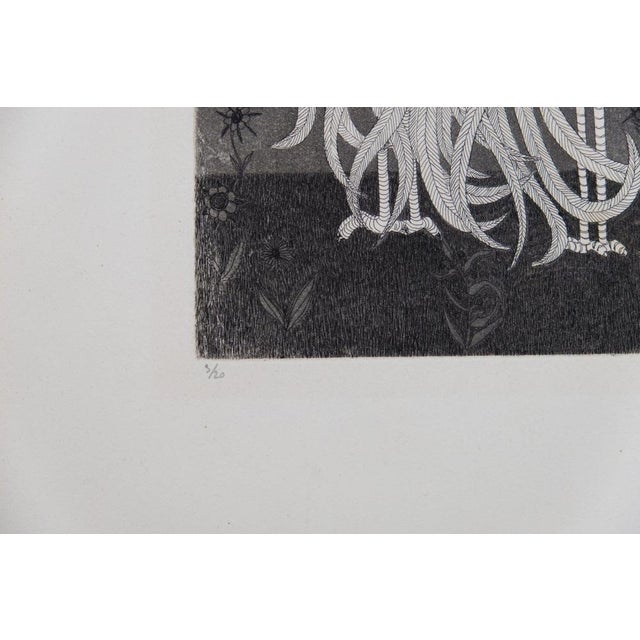 Anne Parisot-Baille, Parade nuptiale, Etching For Sale - Image 5 of 7