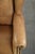 Brown Light Cowhide Wing Armchair with a Timeless English Look and Good Seating Comfort For Sale - Image 8 of 14