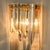Venini Wall Light in Curved Crystal Glass and Gilt Brass from Venini, Italy, 1960s For Sale - Image 4 of 17