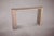 Modern Décora D-Shaped Travertine Console Table 60" For Sale - Image 3 of 5