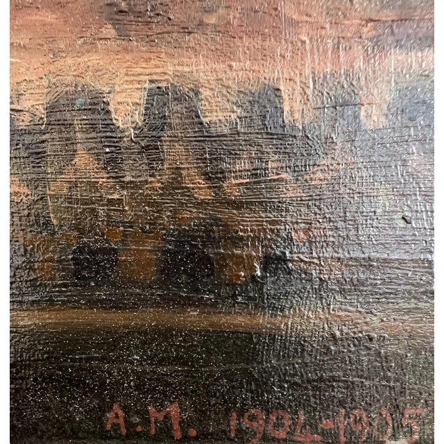 Charles Alexandre Mairet, Portrait de jeune femme, Oil on Cardboard, Framed For Sale - Image 3 of 12