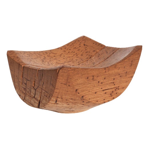 V21074 Vessel in Natural Oak Wood by Jörg Pietschmann For Sale