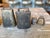 Collection of 15 Antique Hand-Forged Iron & Brass Cowbells With Beautiful Aged Patina For Sale In Atlanta - Image 6 of 10