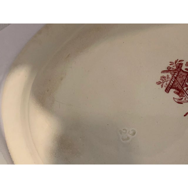 Early 1800’s Tyrolean Red Serving Bowl For Sale In New York - Image 6 of 8