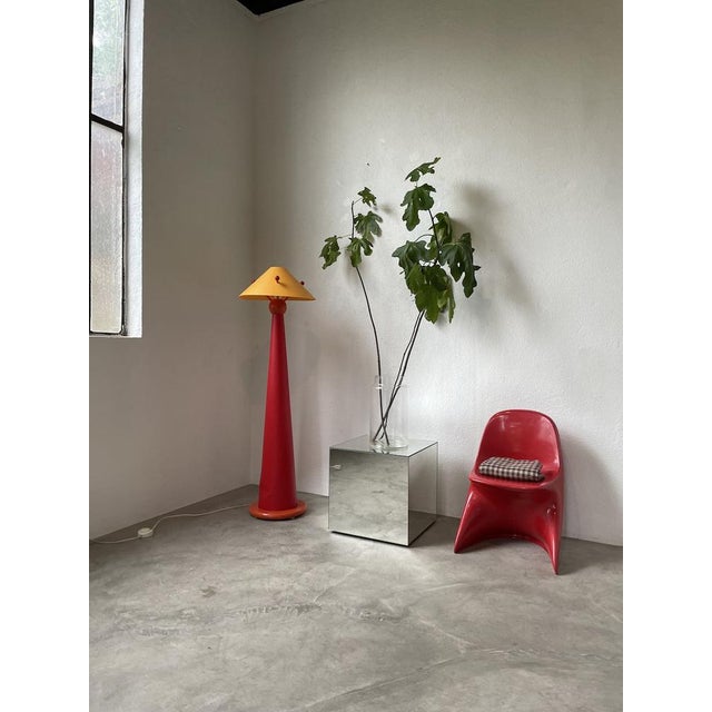 Red Pop Floor Lamp, 1980s For Sale - Image 3 of 18
