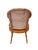 Ornamental & Decorative Materials Vintage Faux Bamboo Accent Side Chair With Rattan Cane Back For Sale - Image 7 of 7