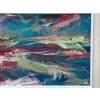 Pink & Turquoise Abstract Expressionist Painting by Contemporary British Artist, Angela Wakefield. This unique original is...