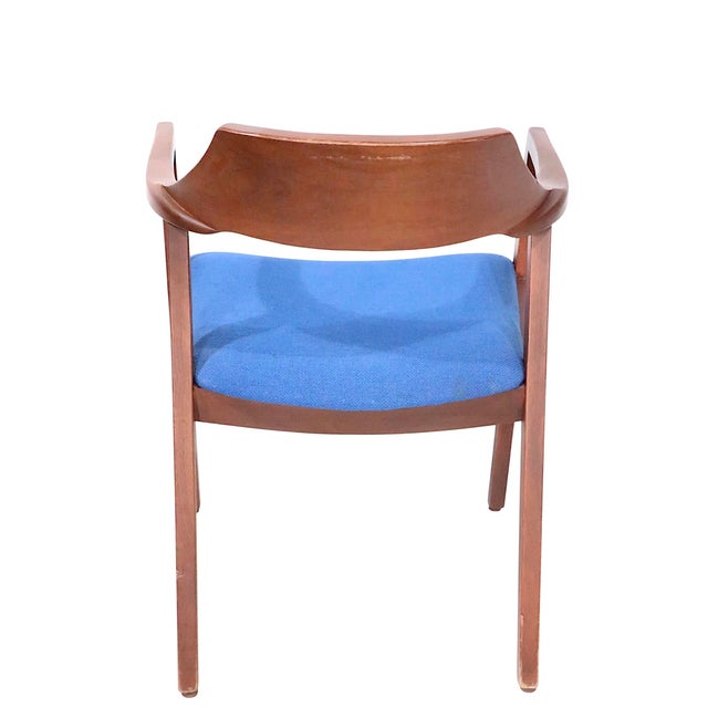 Brown Pr. Mid Century Arm Chairs by the Jasper Chair Company C 1950/60's For Sale - Image 8 of 18