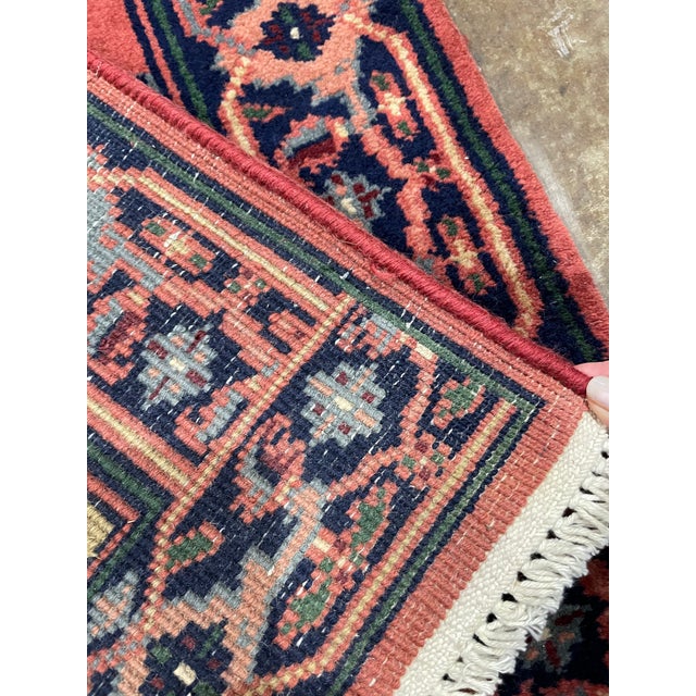 Traditional 1990s Handwoven Persian Design Indian Rug 2'8" X 9'9" For Sale - Image 3 of 6