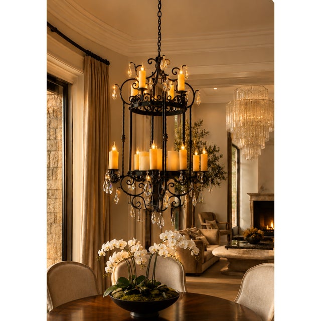 Vintage Ashore Lighting “Kash Lantern” Chandelier – Model CH-9008-C An extraordinary vintage Kash Lantern chandelier by...
