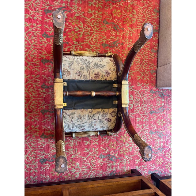 Maitland Smith French Empire / Regency Style Bench For Sale - Image 9 of 11