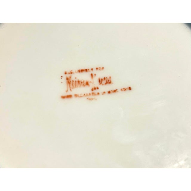 MCM Neiman Marcus Pewter and Porcelain Koi Fish Plates Bowls For Sale In Naples, FL - Image 6 of 6