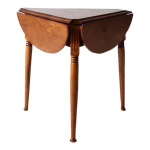 Mid Century Drop Leaf End Table