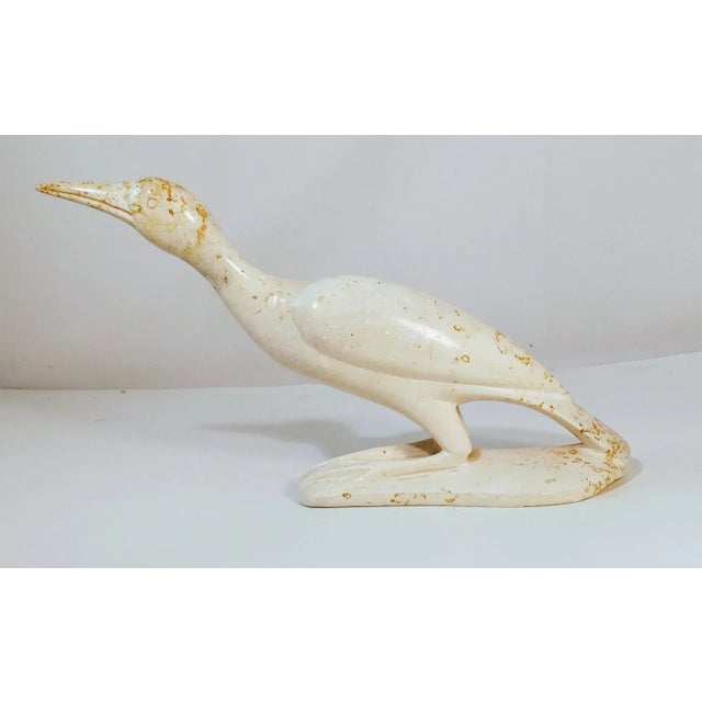 Mid Century Faux Stone Carved Bird For Sale In Fayetteville, AR - Image 6 of 7