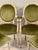 1990s Set of Four Baker Louis XVI Painted Salon Chairs in Scalamandré Upcountry Velvet For Sale - Image 5 of 12