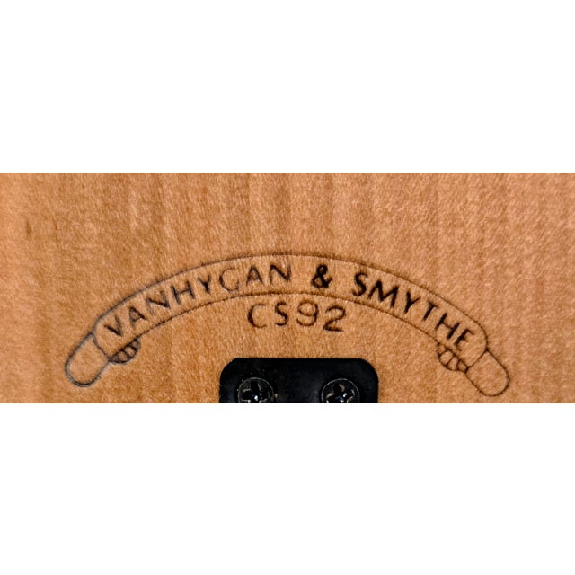 Wood Mottahedeh “Le Printemps” Italian Transferware Plate in Van Hygan & Smythe Wood Frame For Sale - Image 7 of 8