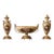 1970 Louis XVI Cream Porcelain Garniture-3 Pc For Sale