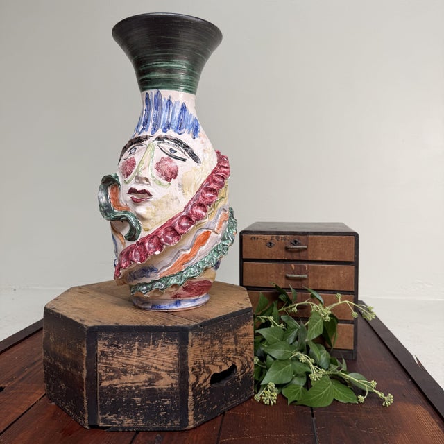 Anthropomorphic Ceramic Vase by Gennaro Condurso, Seminara, Italy, 2010s For Sale - Image 14 of 17