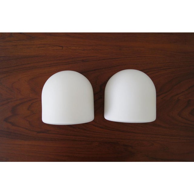 Opaline Wall Lamps by Staff Leuchten, Set of 2 For Sale - Image 6 of 9