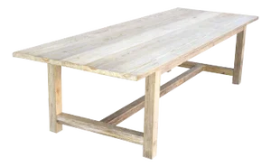 Distressed Martha Harvest Table, Built to Order by Petersen Antiques