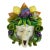 Toscano Bacchus Handcrafted Majolica Style Mask For Sale