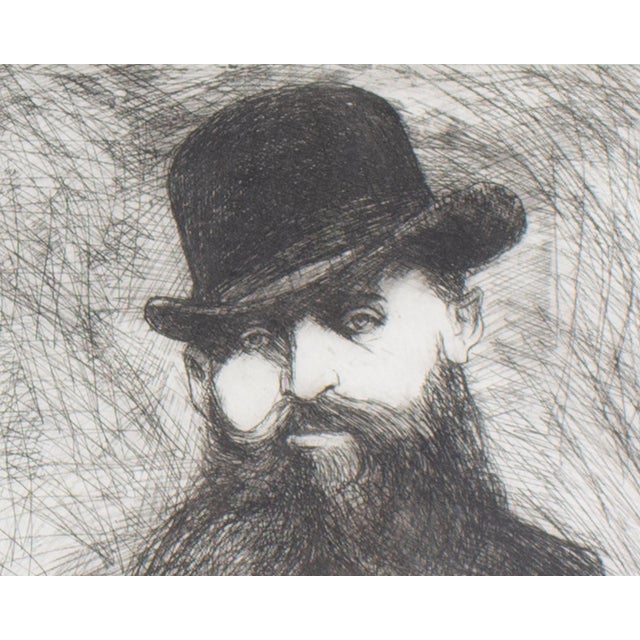Abstract 1960s Abstract Portrait Etching by James L. Bruch For Sale - Image 3 of 7