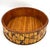Vintage Burnt Bamboo Basket With Woven Rattan Base – Boho / Organic Modern / Tropical For Sale - Image 11 of 12
