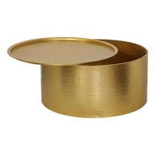 Pasargad Home Luma Hand-Forged Coffee Table For Sale