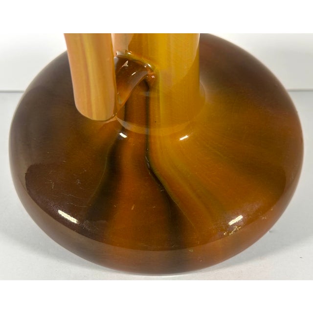 Clement Massier Golfe Juan Art Pottery Chamberstick c.1900 For Sale - Image 11 of 18