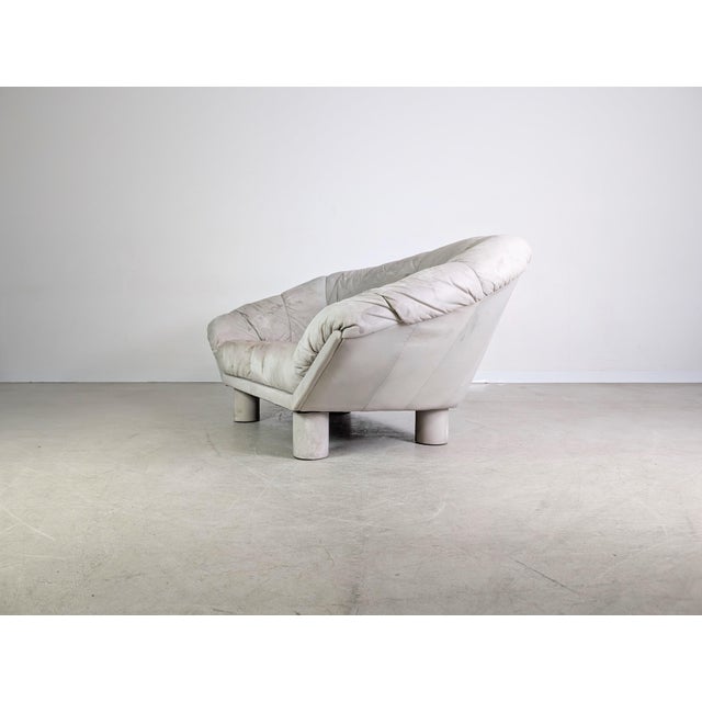 Vintage Two-Seater Sofa in Leather For Sale - Image 5 of 11