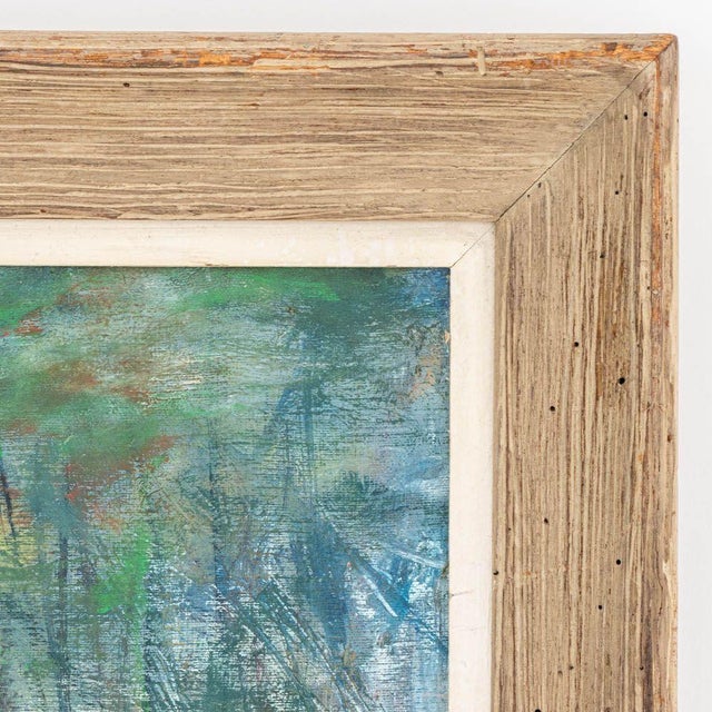 1970s Illegibly Signed Sailboat Scene Oil on Canvas For Sale - Image 5 of 6