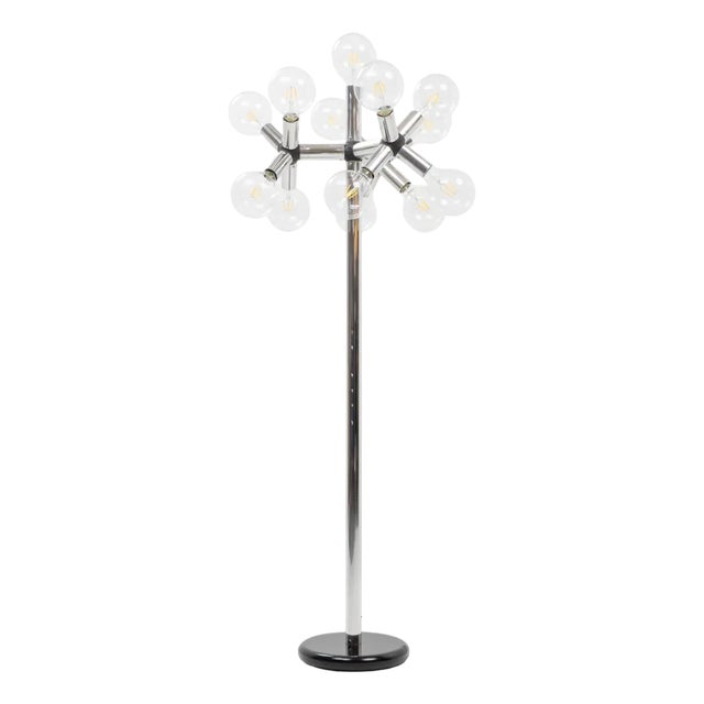 Atomic Floor Lamp by Haussmann for Swisslamps International, 1980s For Sale