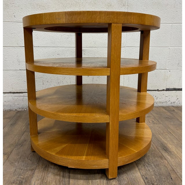 Art Deco Art Moderne Donald Deskey Style Tiered Side Corner Occasional Table For Sale - Image 11 of 12