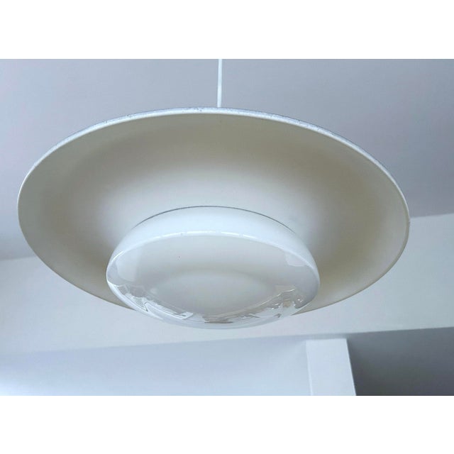 Deco Bauhaus Glass Pendant Lights, 1930s, Set of 2 For Sale - Image 11 of 16