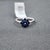 Early 21st Century 1.13 Ct Natural Sapphire & Diamond Ring Size 6 For Sale - Image 5 of 9