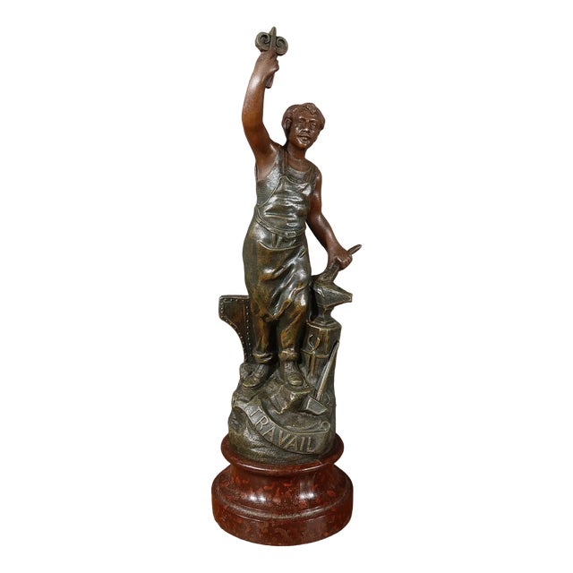 Le Travail Regula Figure, Early 20th Century For Sale