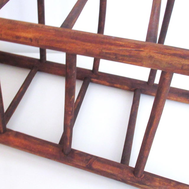 Rustic High Stool by Charlotte Perriand, 1960s For Sale - Image 10 of 11