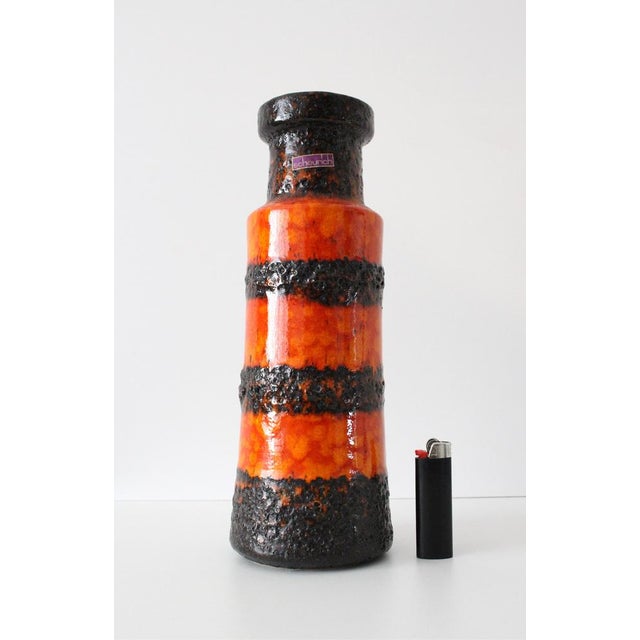 Fat Lava Model 205 32 Vase from Scheurich Keramik, 1960s, in Flawless conditions. Designed 1960 to 1969 This piece has an...