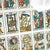 Numbered artwork by Emanuele Luzzati, Major Arcana Tarot, 1980s