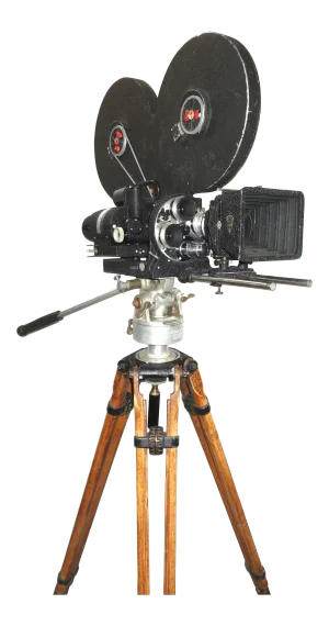 Mitchell Mid-20th Century Motion Picture Movie Studio Camera on Tripod